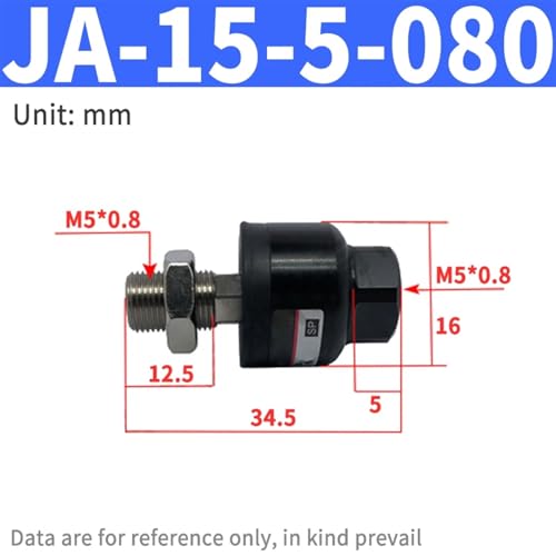 Joint flottant pivotant JA6 pour aligner un cylindre d'air