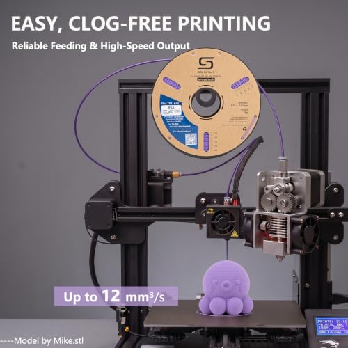 Image of Siraya Tech Flex TPU Air - Active Foaming 3D Printer Filament, Lilac 1kg | Adjustable Hardness (65A-82A), Up to 50% Lighter, High-Speed Printing, Easy to Print Soft TPU for Wearables & Prototypes