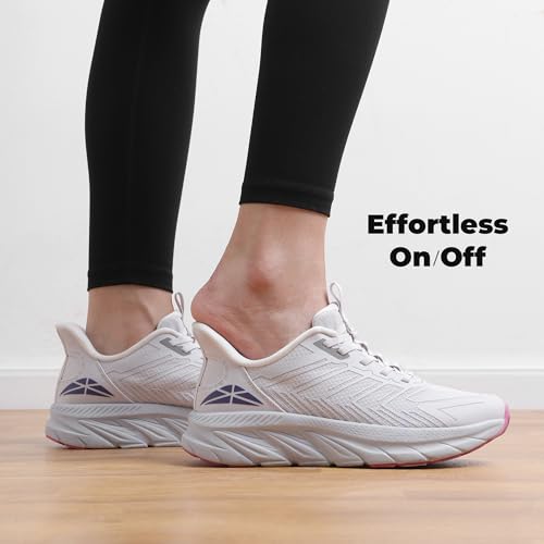 Image of ALLSWIFIT Women's Slip On Walking Shoes Running Comfortable Tennis Breathable Non Slip Athletic Gym Workout Cross Training Fashion Sneakers