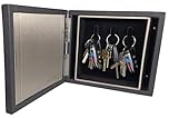 Signal Blocking Box for Car Keys Wall Mounted RFID Signal Blocker Faraday Case with 3 Hooks – CEG-110A by Connected Essentials