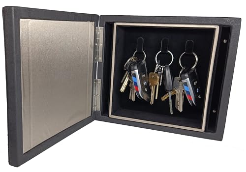 Signalblockierbox für Autoschlüssel zur Wandmontage Faraday RFID-Signalblocker mit 3 Haken CEG-110A Connected Essentials