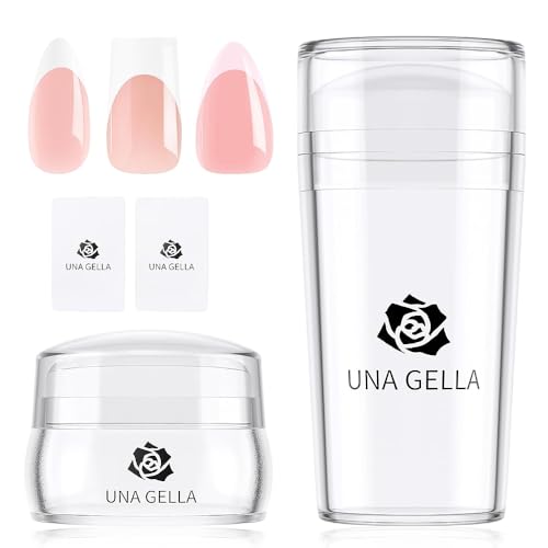 Una Gella French Tip Tool Nail Art Stamper