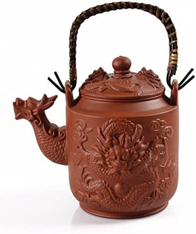 HAUEESCHOEN 유리 주전자 차 주전자 780ML 드래곤 주전자 차 주전자 중국 DRINKWARE 대용량 차 주전자 세라믹 주전자 유리 주전자