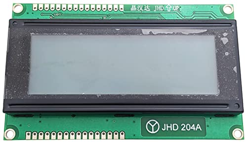20x4 Dot Matrix Backlit LCD Module with Driver & Controller, Measures 98x60x9.5mm (JHD629-204A) by Electronix Express