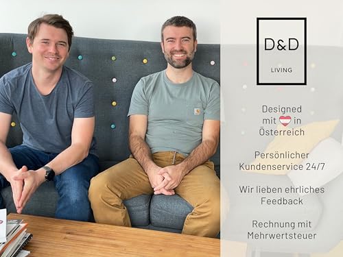 D&D Living® Deko Tablett Rund Ø 40 cm | Design Dekoteller und Dekotablett aus Metall (Schwarz matt)