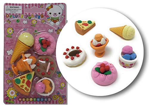 Japanese Erasers for Kids Prizes for Kids Cute Erasers Classroom Prizes Carnival Prizes Treasure Box Toys Small Toys for Prizes Puzzle Erasers for Kids Take Apart Erasers Pull Apart Erasers 3D Erasers