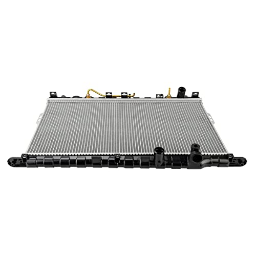 Image of KAX Radiator, 2339 OE Style Bolt-On Aluminum Core Radiator Replacement Sonata 1999-2005, Optima 2001-20062.4L 2.5L 2.7L, 28-1 /4 inchW, 15-11 /16 inchH, 1-3 /8 inchInlet, 1-3 /8 inchOutlet