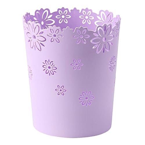lmoikesz Poubelle légère Anti-Rayures, épaisse et Durable pour la Maison Le Bureau, sûre et Saine. Spécifications Multiples, Violet, Petite Taille