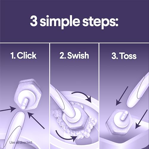 Clorox Scentiva ToiletWand Refills Value Pack, Lavender and Jasmine, 20 Ct. | Disposable Toilet Brush Scrubbing Pads, Eliminates Hard Water and Lime Stains 2X Faster than Using a Manual Brush - image 4