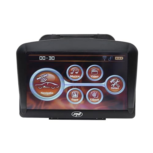 Sistema de navegación GPS PNI L807 Plus, Windows CE 6.0, Pantalla de 7 Pulgadas, Parasol Incluido