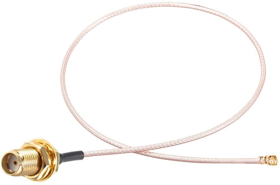 NBR SMA Female to U.fl/IPEX Cable Mini PCI to Bulkhead Low Loss Coaxial Cable RG178 for Wireless Routers Mini PCIe Cards Network Extension Pigtail PCI WiFi WAN Repeater Antenna- 60cm / 600mm-picture-30