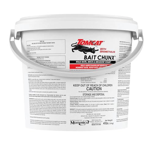 Tomcat With Bromethalin Bait Chunx Pail, 4 lbs.