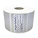 Produktbild Polyester Thermotransfer Etiketten auf Rolle - 52 x 39 mm - aus PET Polyesterfolie silber für Typenschilder - 1.000 Stück je Rolle - Kern: 25 mm - aussen gewickelt - stark haftend - Druckverfahren: Thermotransfer (Drucken mit Farbband)