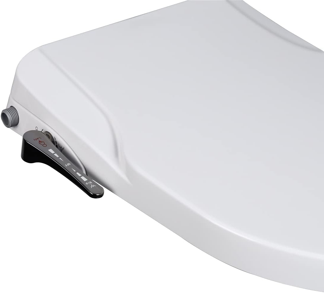 Exсluѕіvе Dіѕсоunt 🔥 Uni-Green Manual Bidet Toilet Seat, White with Quiet-Close Lid&Seat, Non-Electronic, Dual Nozzles for Rear&Feminine Spray. (D-Shape) Uр Tо 40% оƒƒ Uni-Green Manual Bidet Toilet Seat, White with Quiet-Close Lid&Seat, Non-Electronic, Dual Nozzles for Rear&Feminine Spray. (D-Shape)