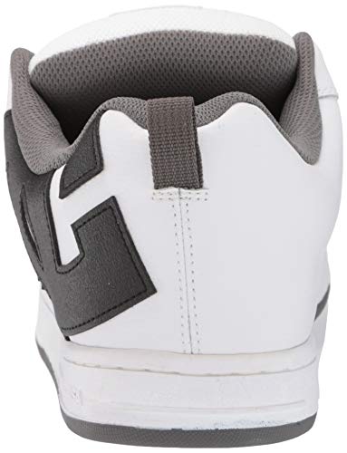 DC Shoes DC Men's Court Graffik Shoe, Black/Grey, 8.5 Medium US