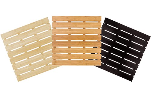 Ridder Grating 21105211 Bath Mat 52 x 52 cm Wooden Natural