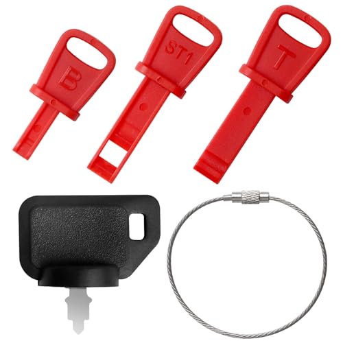 CHolic 4Pcs Universal Snow Blower Key Set Compatible with Briggs and Stratton MTD Craftsman Tecumseh Troy-Bilt Toro Poulan Snowthrower