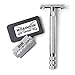 Wilkinson Sword Double Edge Razor for Men With 5 Double Edge Razor Blades Refills