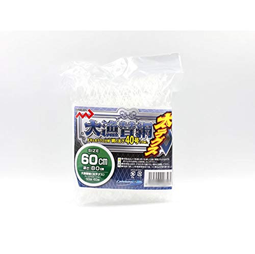 Amazon | マルシン漁具 大漁替網 太テグス 幅60cm 深さ80cm【ナイロン