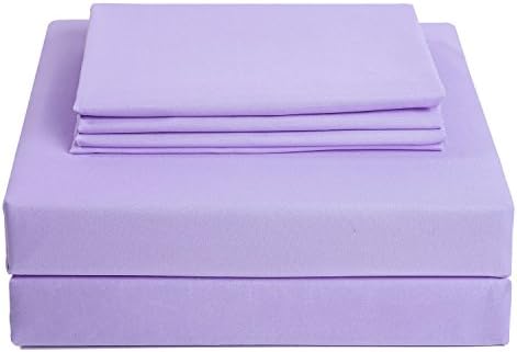 3 piece Bed Sheet Set (Single,Blue) 1 Flat Sheet,1 Fitted Sheet and 1 Pillow Cases,Brushed Microfiber Luxury Bedding with Deep Pockets