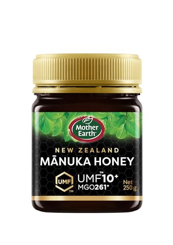 Mother Earth Manuka Honey - MGO 261+ - UMF™ 10+ Certified - Pure & Natural - 250g