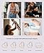 SHAPELLX Front Closure Bra for Women Post Surgery Compression Bra Post Op Support with Adjustable Straps Wirefree Brown