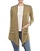 BILY Women's Round Neck Button Down Soft Classic Knit Cardigan