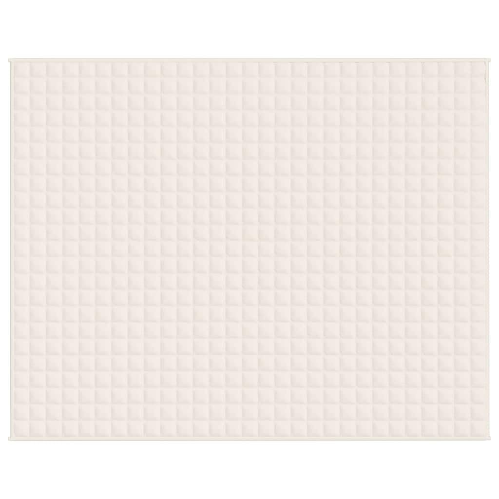 Koc obciążeniowy 235 x 290 cm, 15 kg, bawełna z wypełnieniem poliestrowym i szklanymi koralikami, oddychający, miękki, do spania, salonu, na kanapę, ciepły koc na lato, zimę