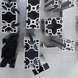 Aluminium-Profilbohrer mit M6/M8-Stanzpositionierer, Hochgeschwindigkeitsstahl, 90 mm, Bohrführung für Metall und PVC, verstellbare Tiefenregelung für Profis und Heimwerker (2 Stück)