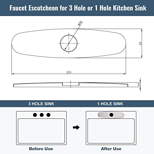 Stainless Steel Kitchen Faucet Plate: Durable, Leak-Proof Stylish
