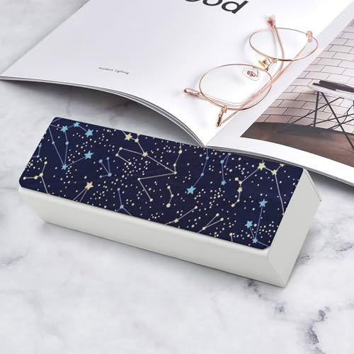 Étui à lunettes phosphorescent constellations de minuit style unique - 7