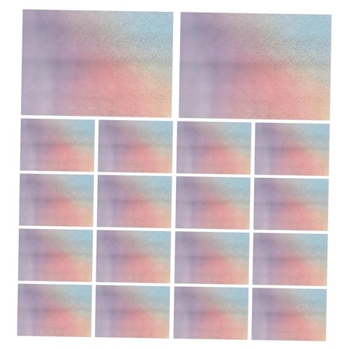 Papier Cartonné Holographique LIFKOME 50 pièces effet miroir pour loisirs créatifs
