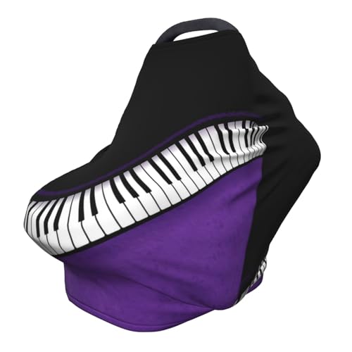Piano Keys Baby Car Seat, Rain Shelter, Multifunctional Nursing Cover