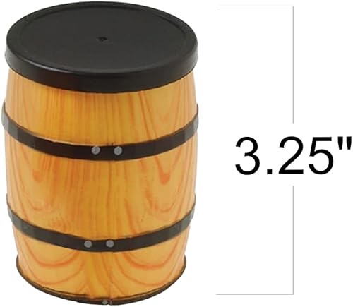 Miniatura 3 de ArtCreativity Mini recipientes de barril, juego de 12 – Divertidos recuerdos y decoraciones de fiesta occidental, soportes únicos para golosinas con