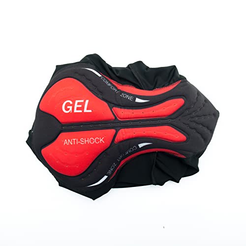 Weimostar Shorts de ciclismo feminino meia calça 4D acolchoada com gel para ciclismo, Cu5904-g, Larg