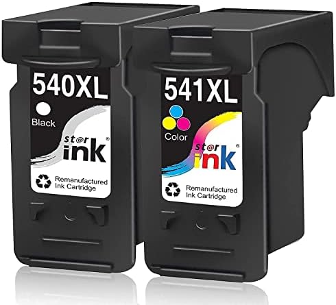 starink 540XL 541XL Ink Cartridges Replacement for Canon PG-540XL CL-541XL Compatible with Canon PIXMA TMG4250 MG3650 MX475 MG3250 MG3600 TS5150 TS5151 MG3550 MG3150 MX535 MG3500 MG3100 MG3200 MG4200