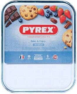 3 X Pyrex Borosilicate Glass Baking Tray