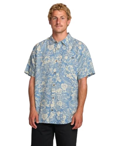 Amazon.com: Billabong Men's Cordoba Short Sleeve, Carolina Blue