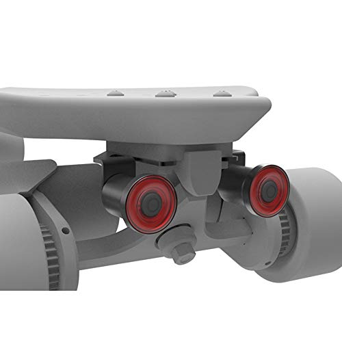 2 luces LED de advertencia de luz trasera recargables, impermeables, USB, para patinete eléctrico Longboard