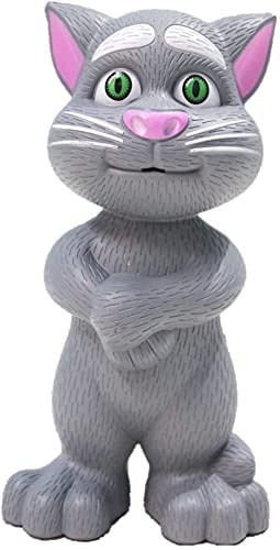 VGRASSP Repeating Words Talking Tom Cat Toy for Kids with Songs and Stories in Funny Tone (Talking Cat) - Color as per Stock