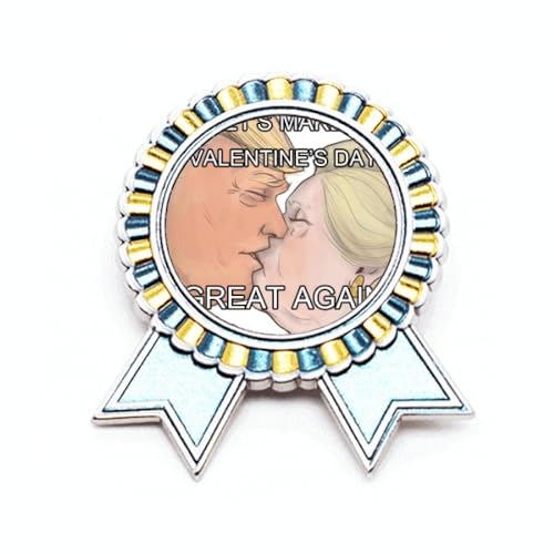 Broche Président de l'Amérique en métal pin's humoristique taille M pour blouson