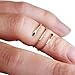 14k Gold or Rose Fill Knuckle Ring, Knuckle Rings,Mid Rings,Above knuckle ring, Toe Rings, Rings, Rose or Gold Fill Knuckle Ring ...