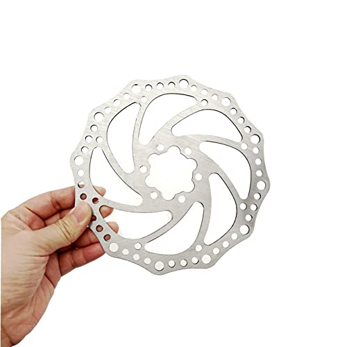 JZK 2 x Disc Brake Rotor with 12 Bolts for Standard Bicycles Road Bikes, Mountain Bikes, BMX (Silver - 160mm) - Image 3