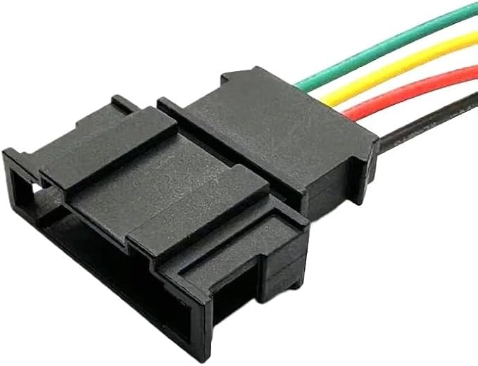 1 Set 4 Pin 191972714 Male Car Door Horn Plug Wire Harness Socket Automotive Brake Light Switch Connector(4 Pin Male_10 Sets_4P)