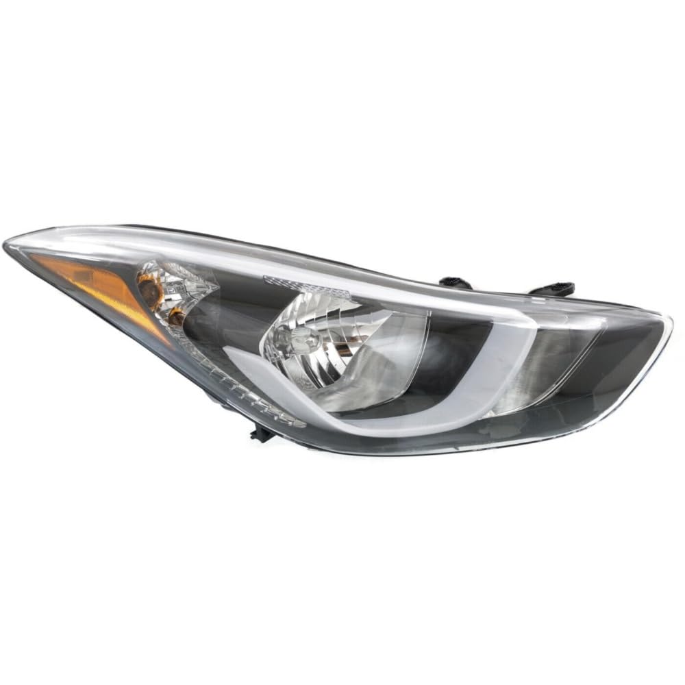 Amazon.com: popxsdo Headlight Halogen Passenger Side Clear Lens W