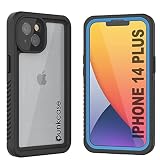 Punkcase for iPhone 14 Plus Waterproof Case [Extreme Series] [Slim Fit] [IP68 Certified] [Shockproof] [Snowproof] Armor Cover W/Built in Screen Protector for iPhone 14 Plus (6.7')(2022)(Blue)