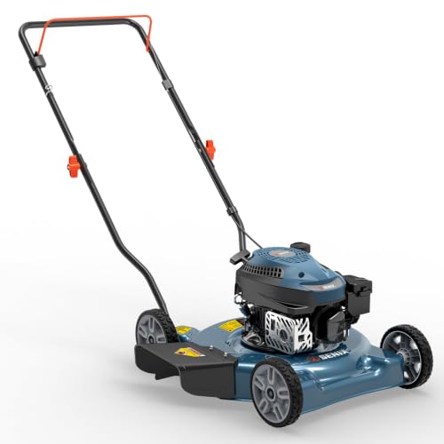 SENIX Gas Lawn Mower, 20' 144 cc Push Mower,cortadora de pasto
