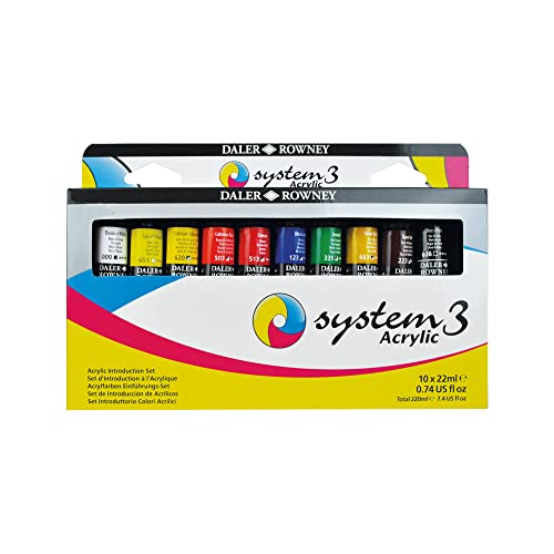 Daler Rowney System3 10-Tube Acrylic...
