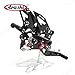 Arashi(Version 2.0) Adjustable Rearsets for KAWASAKI NINJA 250R EX250J SE 2008-2012 Motorcycle Accessories Foot Pegs Footrests Rear Set Black 2009 2010 2011