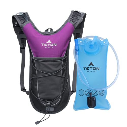 Image of Teton Oasis /Trailrunner Hydration Backpack - Lightweight Water Pack with 2L /3L Bladder for Hiking, Running, Cycling, Biking 18L /22L Sizes - Sewn-in Rain Cover - Fits Men and Women
